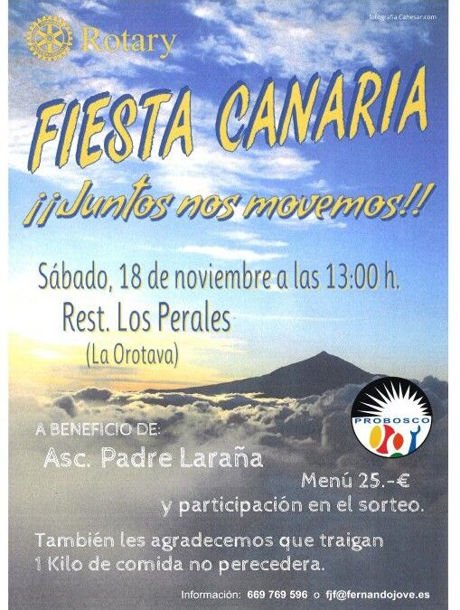 Fiesta Canaria, juntos nos movemos!