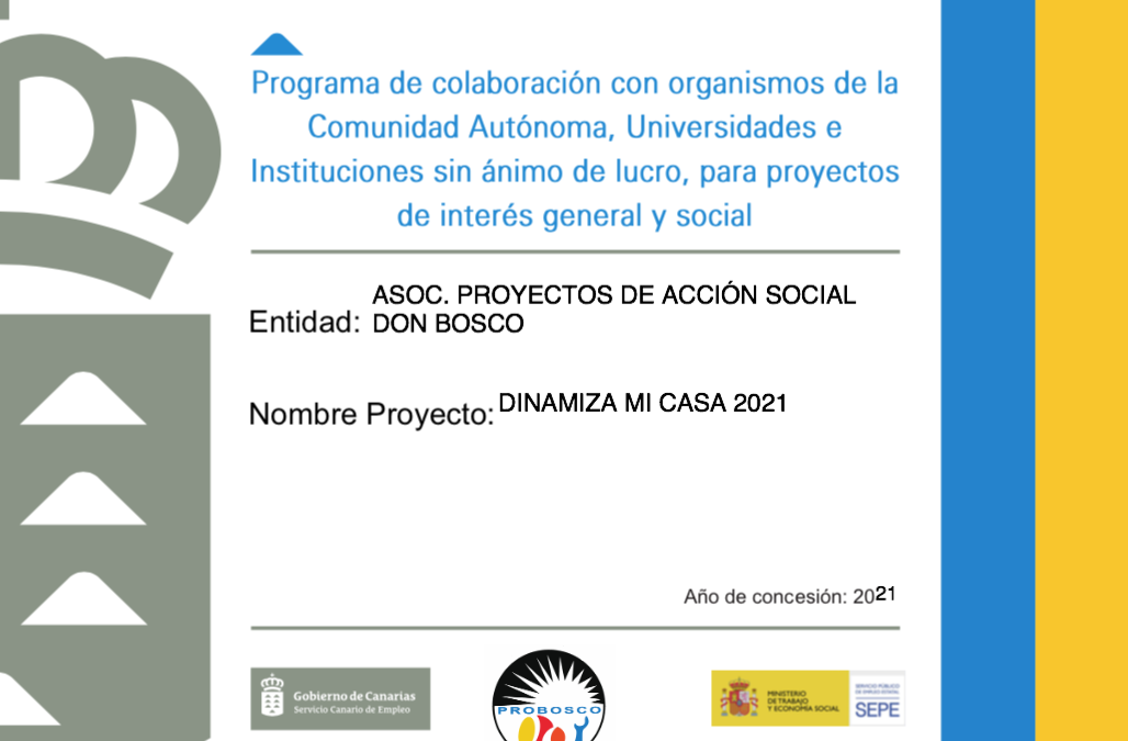 Programa de Colaboración con Organismos de la Comunidad Autónoma, Universidades e Instituciones sin Ánimo de lucro para la realización de obras y servicios de interés general y social en el ejercicio 2021